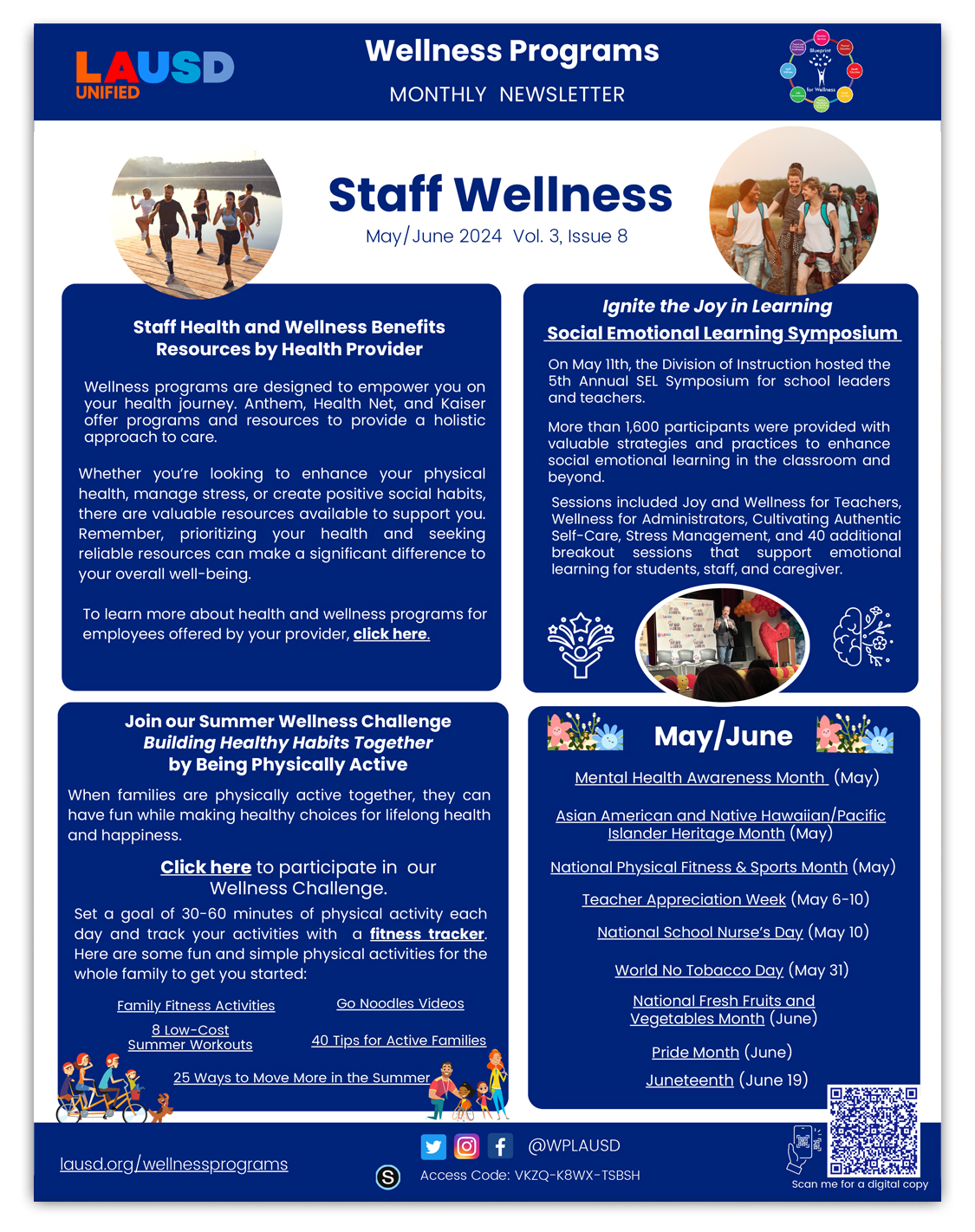 May 2024 - Staff Wellness